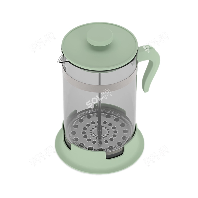 Stylish UPPHETTA Teapot: Perfect for Coffee and Tea 3D model image 2