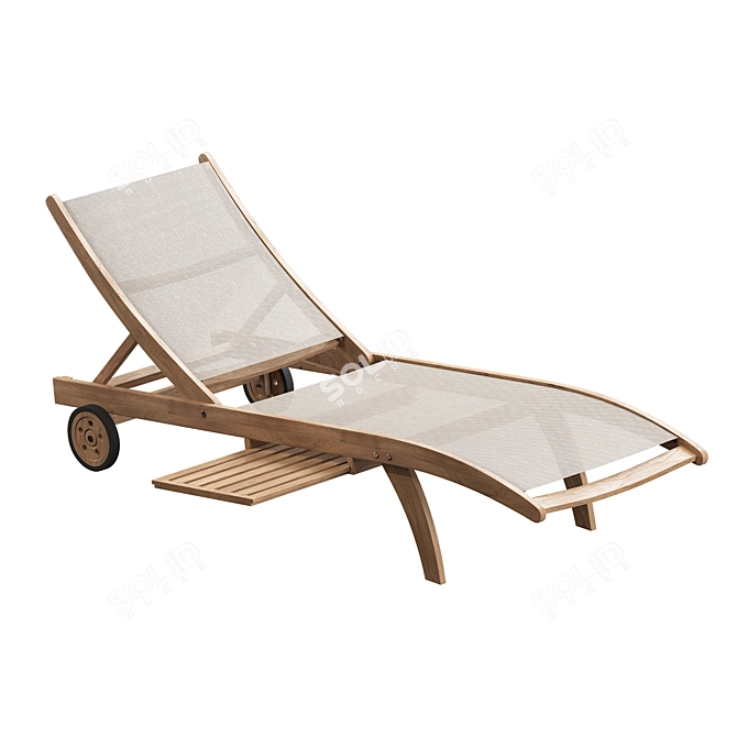 Caldo Sunlounger: Relax in Style 3D model image 1