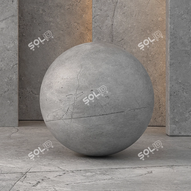 Seamless Concrete 13: High-Res Texture 3D model image 2