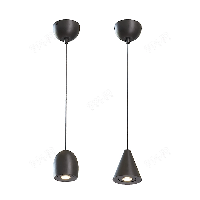 Modern Pendant Lamp | Lampatron DIEGO 3D model image 2