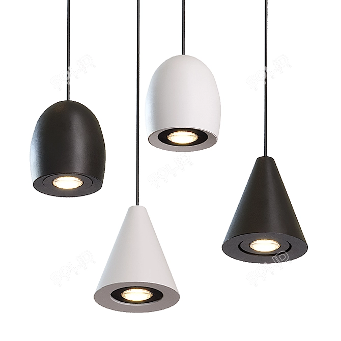 Modern Pendant Lamp | Lampatron DIEGO 3D model image 7