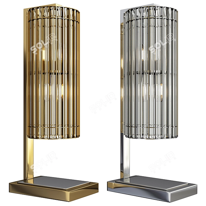 Elegant Gold Table Lamp: Eichholtz Pimlico 3D model image 1
