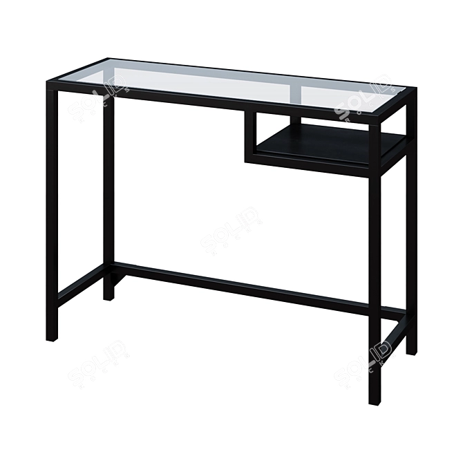 Sleek and Stylish VITTSJÖ Laptop Desk 3D model image 1