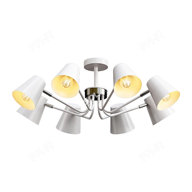 Evolutionary Ceiling Chandelier 3D model image 1