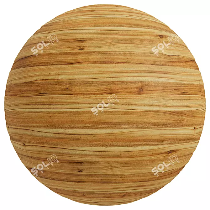 Natural Wood Effect Seamless Texture | 2 Color Options 3D model image 2