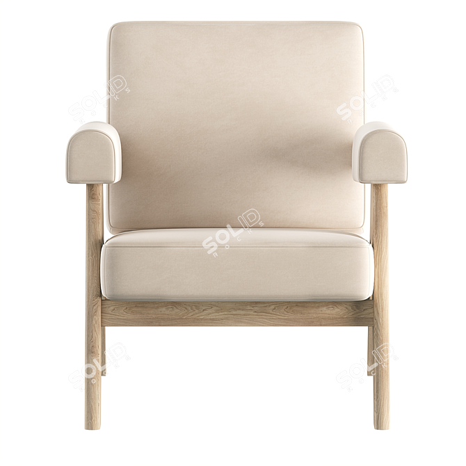 Modern Capitol Complex Armchair: 2014 Edition 3D model image 3