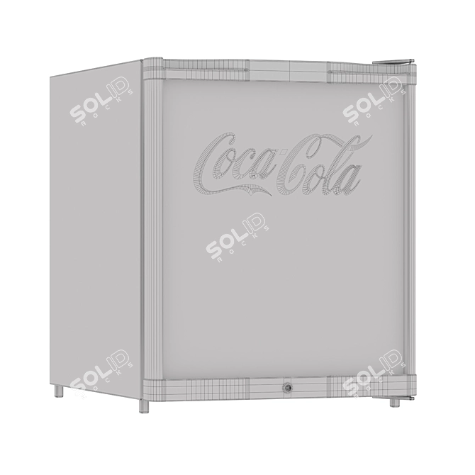 Coca-Cola Mini Fridge: Cool & Compact Refreshment 3D model image 5