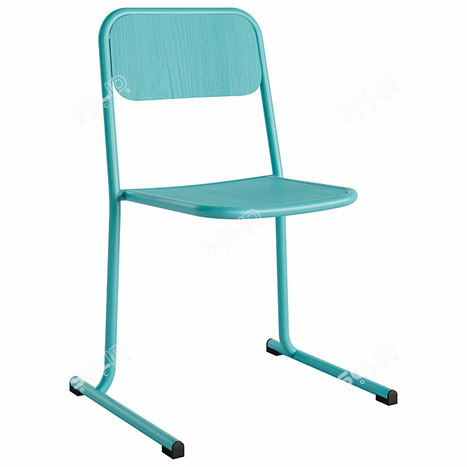 Elegant Canard Chair: Stylish Scandinavian Design 3D model image 5