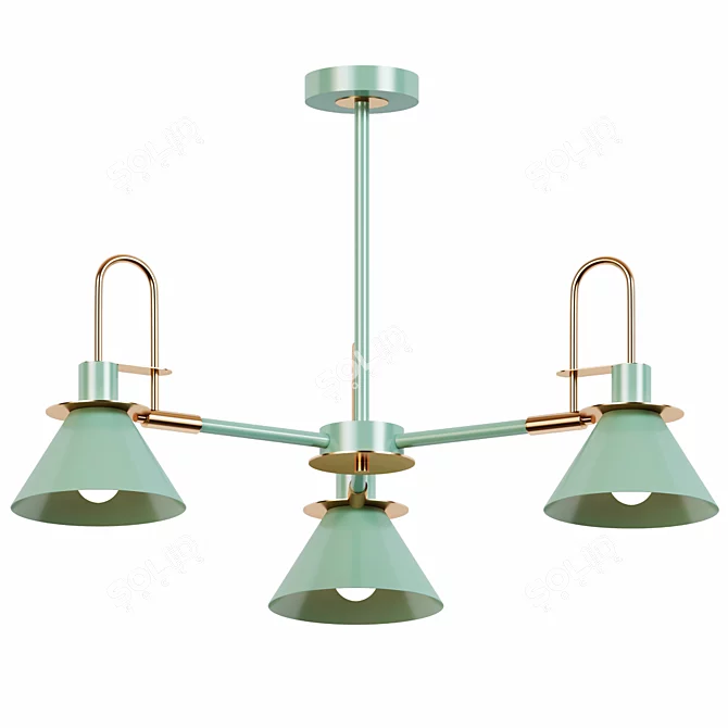 Elegant Impress Pendant Light 3D model image 1