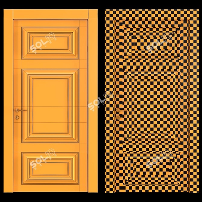 Timeless Charm: Garofoli Interior Doors 3D model image 7