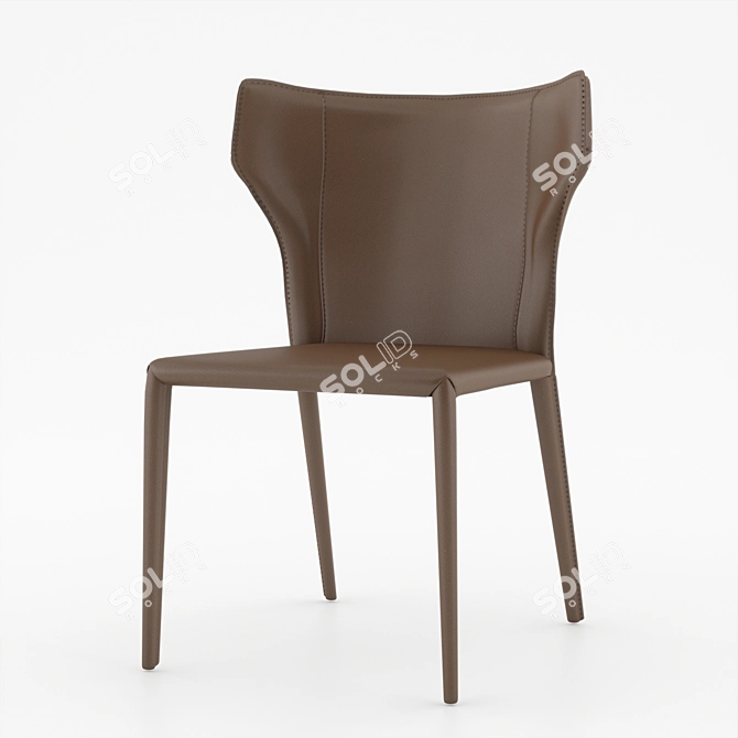 Dallas Dining Set: Elegant Table and Chairs 3D model image 6