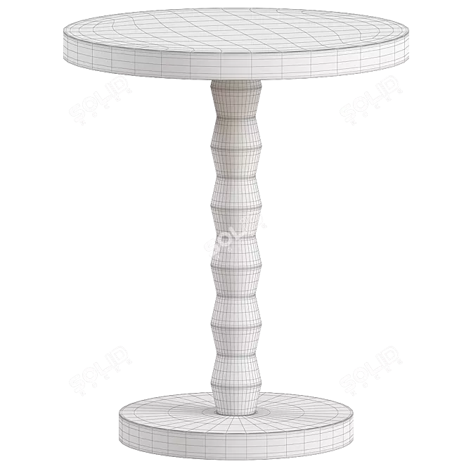  Minimalist Round Table: Lebooa 3D model image 4