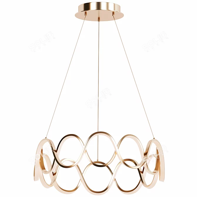 Elegant Marzona Chandelier: Timeless Beauty 3D model image 2