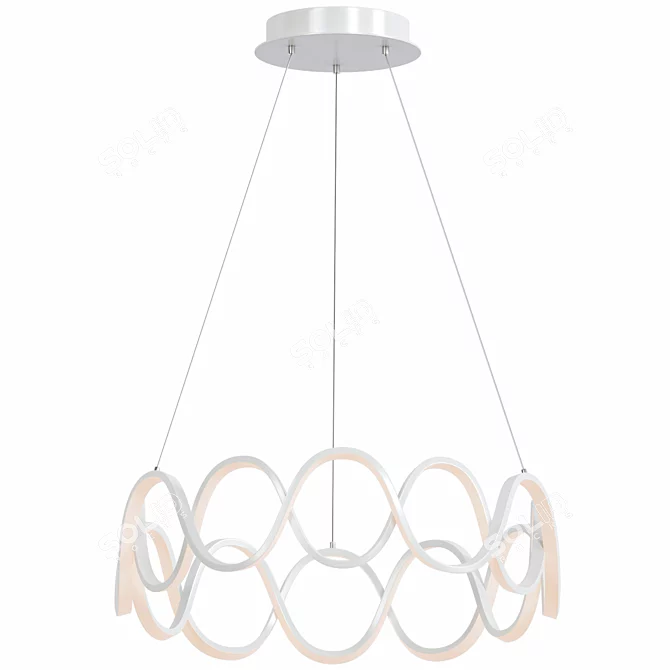 Elegant Marzona Chandelier: Timeless Beauty 3D model image 3