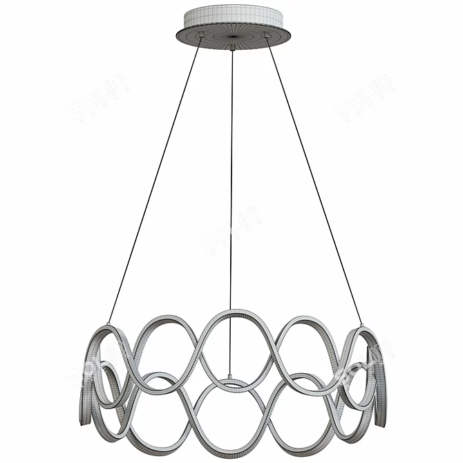 Elegant Marzona Chandelier: Timeless Beauty 3D model image 4