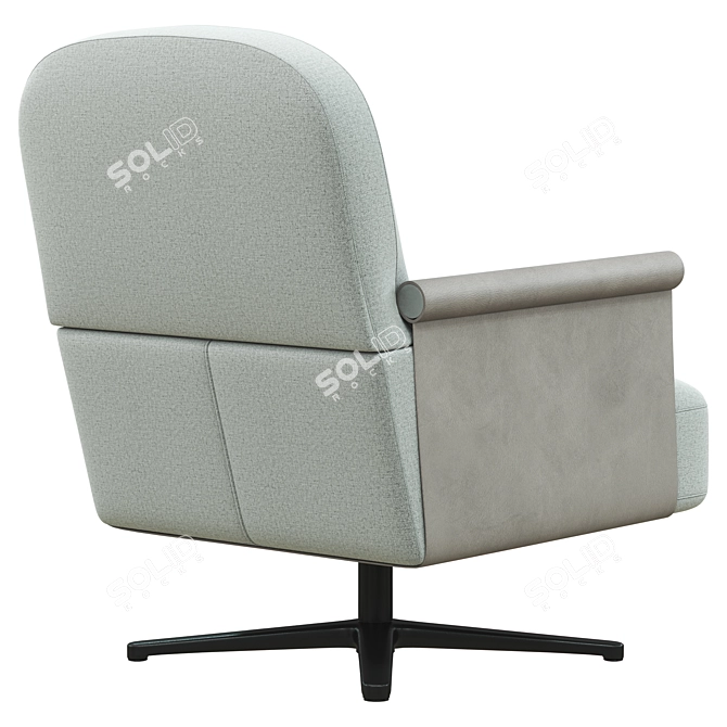 Sleek Italian Ditre Beyl Armchair 3D model image 3