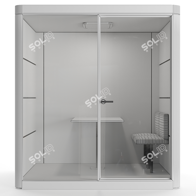 Sedus se:cube M - Efficient Office Cubicle 3D model image 7