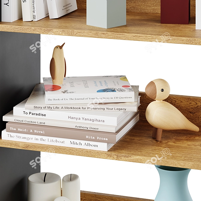 Modern Pombal Shelving: Sleek and Functional 3D model image 2