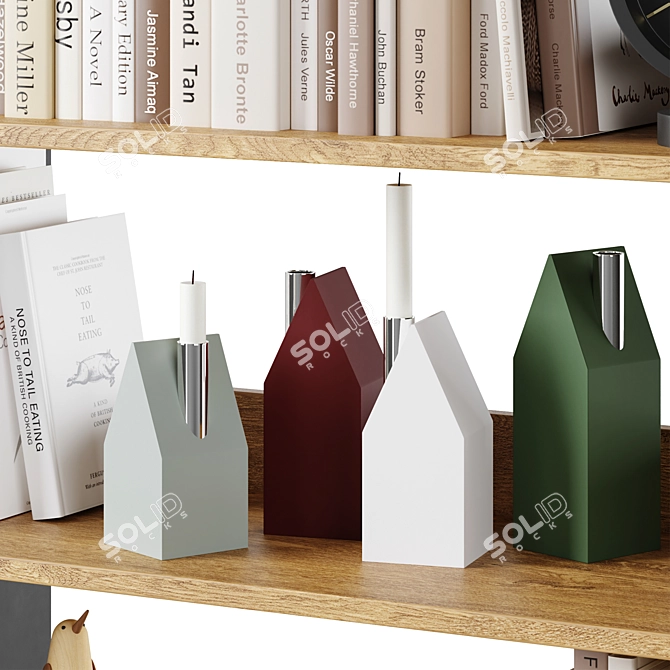 Modern Pombal Shelving: Sleek and Functional 3D model image 4