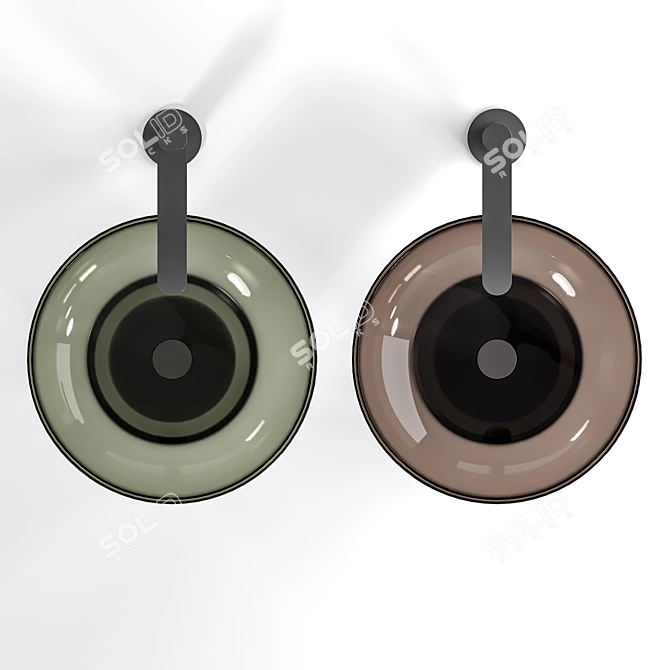 Borghi Freestanding Washbasin: Elegant and Functional! 3D model image 3