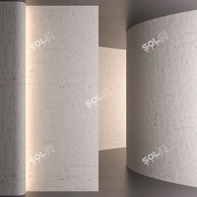 Classic Plaster Texture 3D model image 1