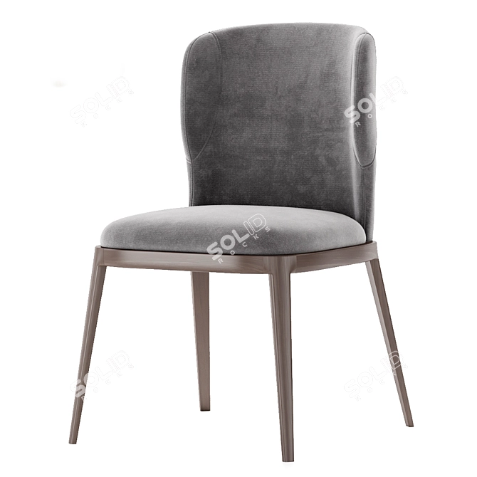 Sleek Joy Chair by Bonaldo 3D model image 2