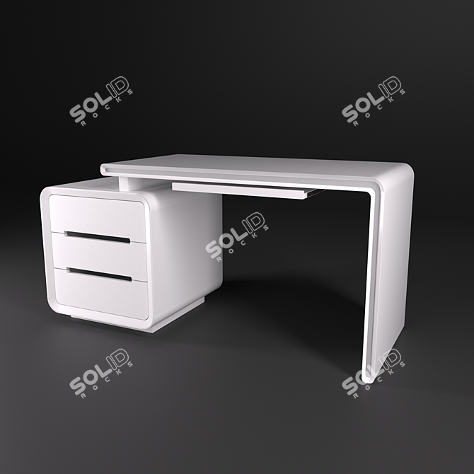 Contemporary "Senate" Writing Table 3D model image 1