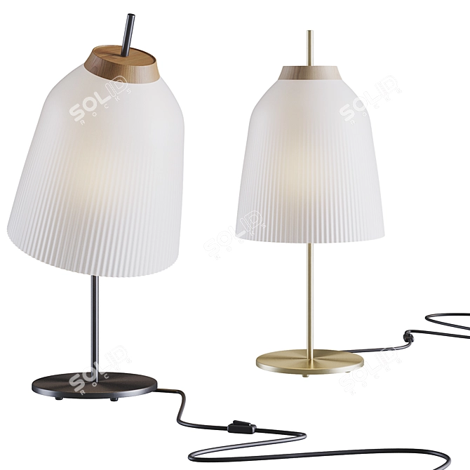 Campa Table Lamp: Stylish Illumination for Any Space 3D model image 2