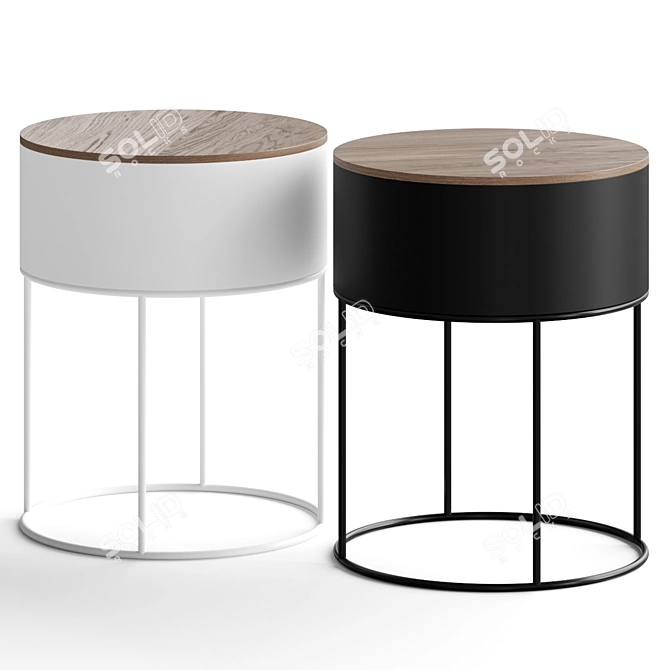 Cosmo Coffee Side Table 3D model image 1