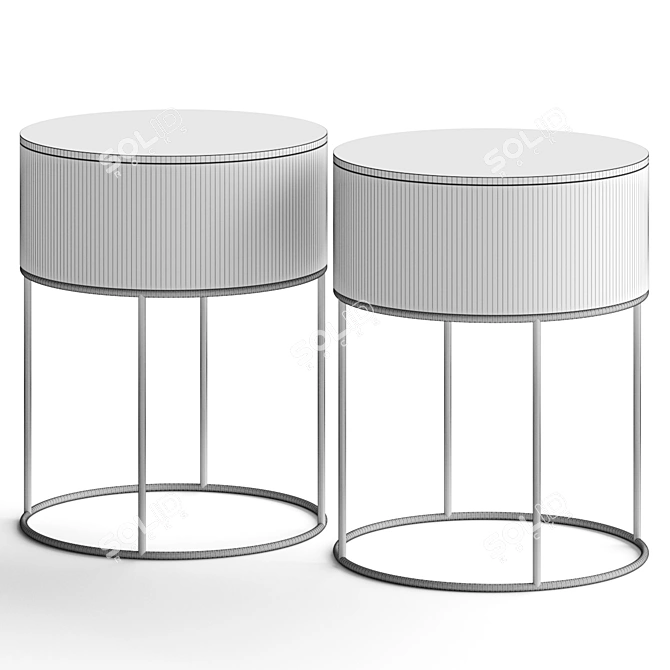 Cosmo Coffee Side Table 3D model image 2