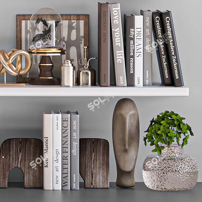 Luxury Decorative Set30 - Elegant Home Décor 3D model image 5