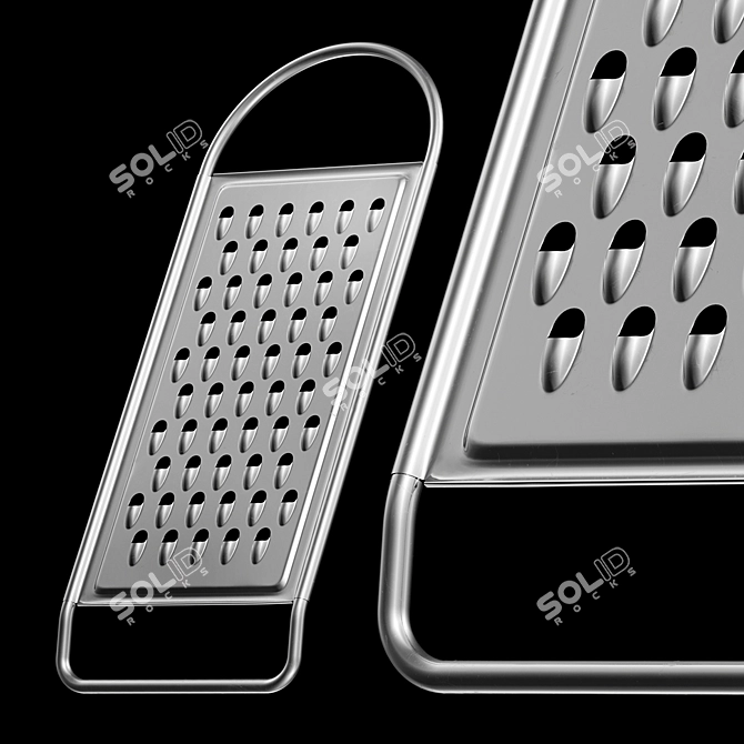 Vegetable Grater: Effortless Food Preparation 3D model image 1