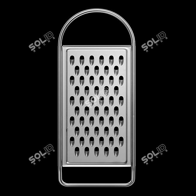 Vegetable Grater: Effortless Food Preparation 3D model image 2