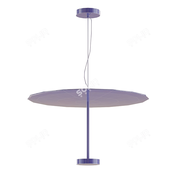Elegant LED Pendant Lamp 3D model image 2