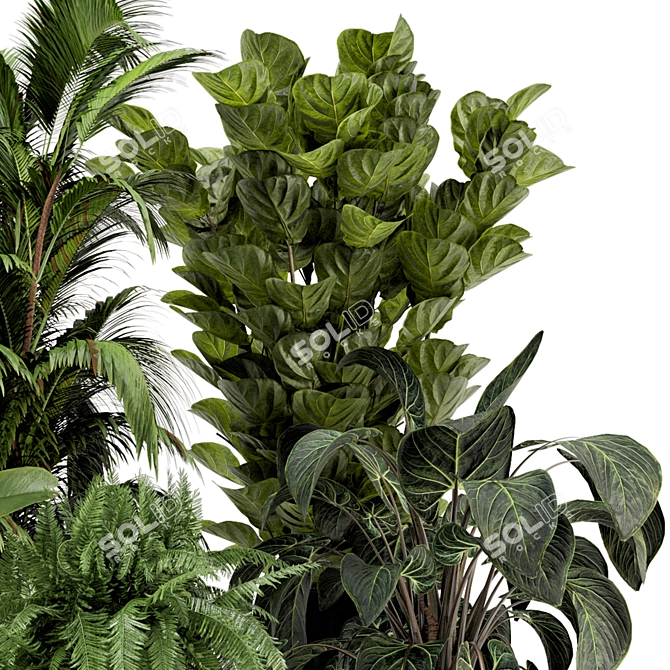Ferm Living Bau Pot Large Set - Stylish Indoor Plants 3D model image 4