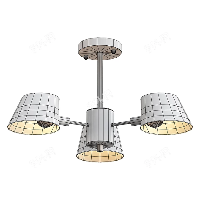 Lumion 2013 Ceiling Chandelier 3D model image 2