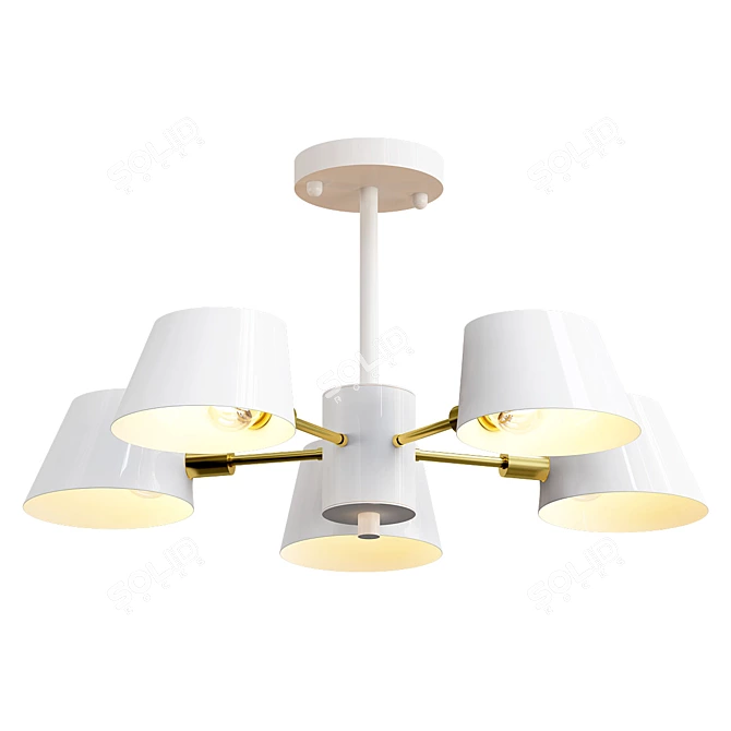 Sophisticated Lumion Kenya Chandelier 3D model image 1