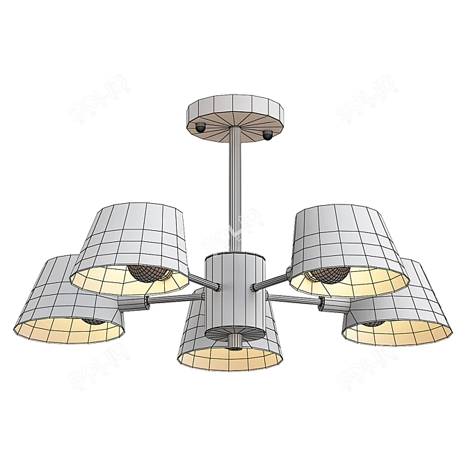 Sophisticated Lumion Kenya Chandelier 3D model image 2