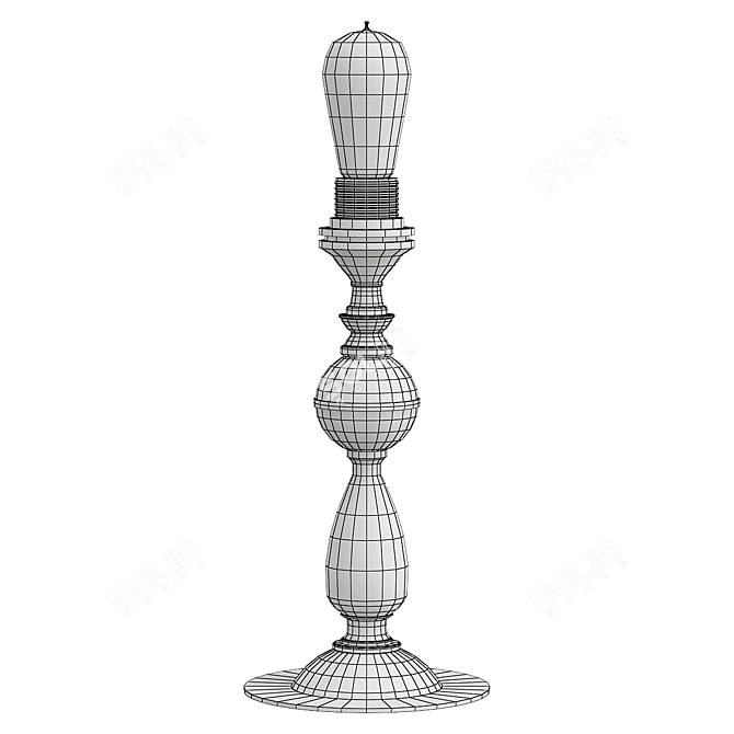 Elegant V1793 Table Lamp 3D model image 2
