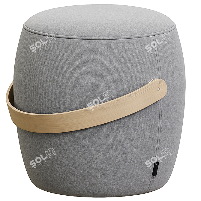  Versatile Upholstered Pouf by Offecct 3D model image 1