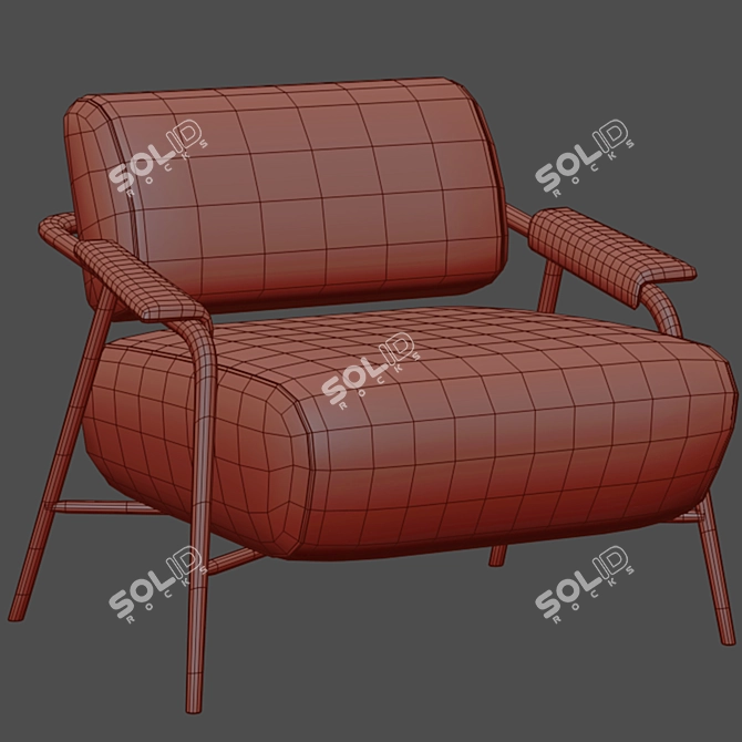 Stay Armchair: Stylish Comfort by Potocco 3D model image 4