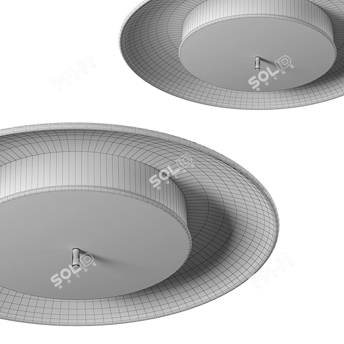 Sleek Patricio Ceiling Lamp 3D model image 2