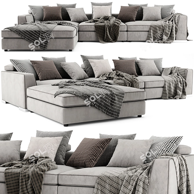 Flexform Armand Sofa Set 3D model image 1