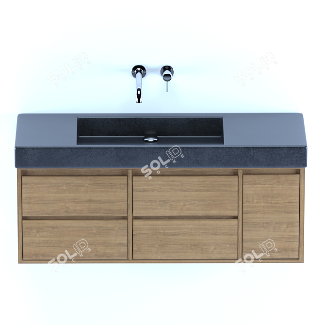 Stonewood Wash Basin HM1100 3D model image 1