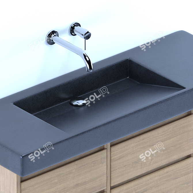 Stonewood Wash Basin HM1100 3D model image 3