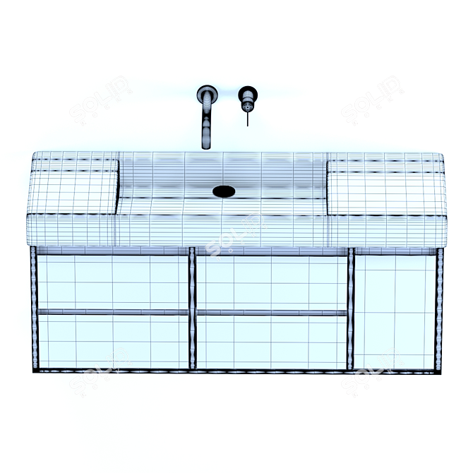 Stonewood Wash Basin HM1100 3D model image 4