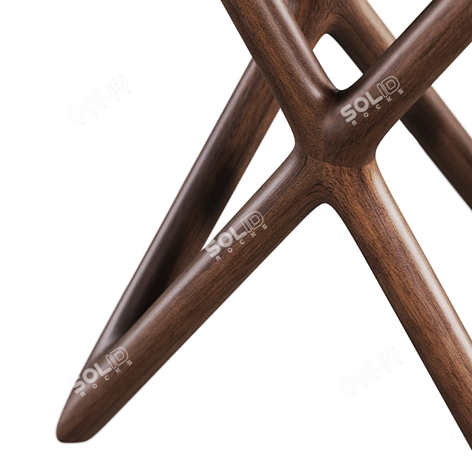 Elegant Wood Coffee Table: Godji by Corner Design 3D model image 2