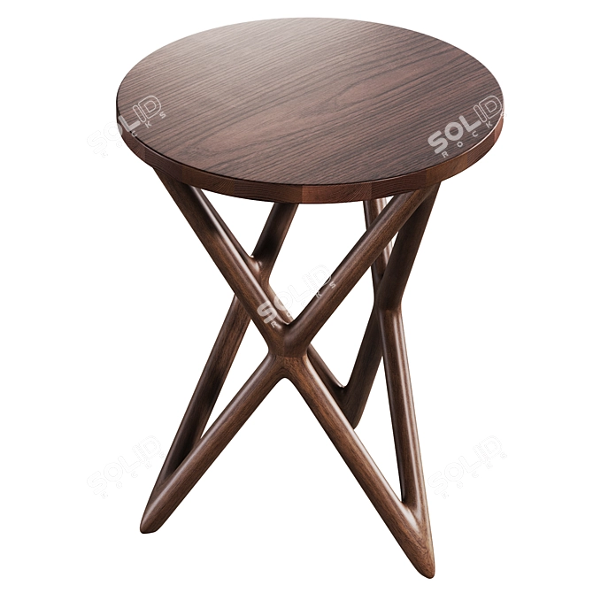 Elegant Wood Coffee Table: Godji by Corner Design 3D model image 3