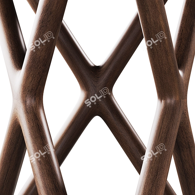 Elegant Wood Coffee Table: Godji by Corner Design 3D model image 5