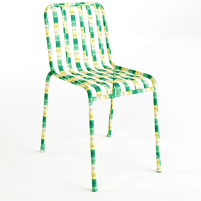 Bouroullec Brothers' Palissade Chair 3D model image 3